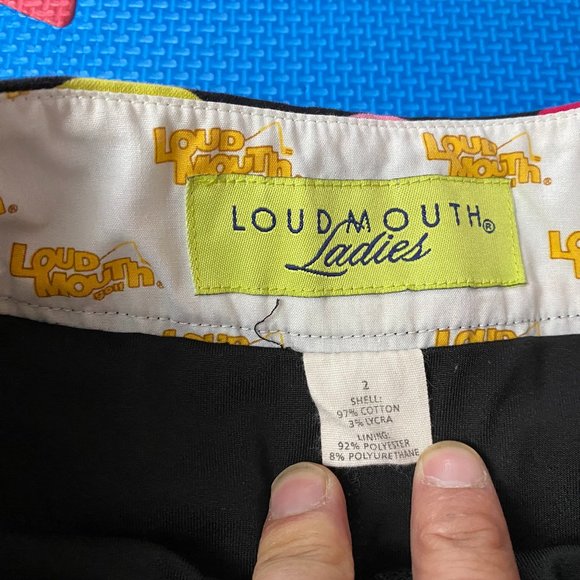 Loud Mouth Ladies Golf Skirt Shorts Women Size 2 Multi Color Polka Dots - Picture 6 of 9